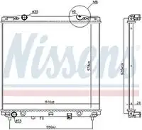 Радиатор кондиционера (конденсатор) NISSENS 66773