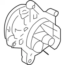 помпа!\ Hyundai i20/i30/i40 1.4/1.6 07> 251002B700 MOBIS