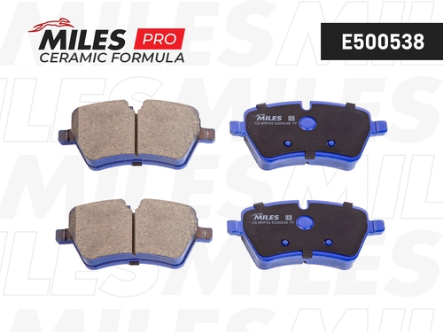 Тормозные колодки дисковые MILES E500538