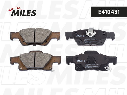 Тормозные колодки дисковые MILES E410431