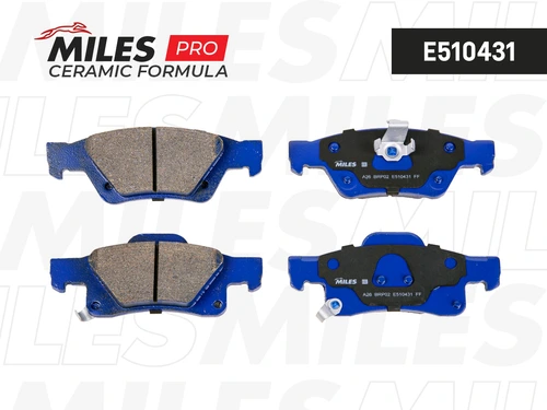 Тормозные колодки дисковые MILES E510431