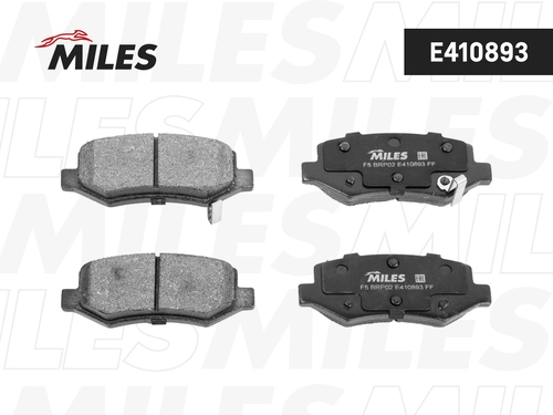 Тормозные колодки дисковые MILES E410893