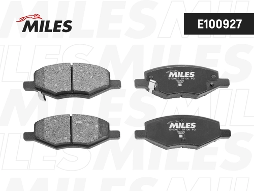 Тормозные колодки дисковые MILES E100927