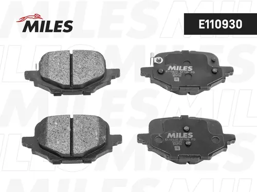 Тормозные колодки дисковые MILES E110930