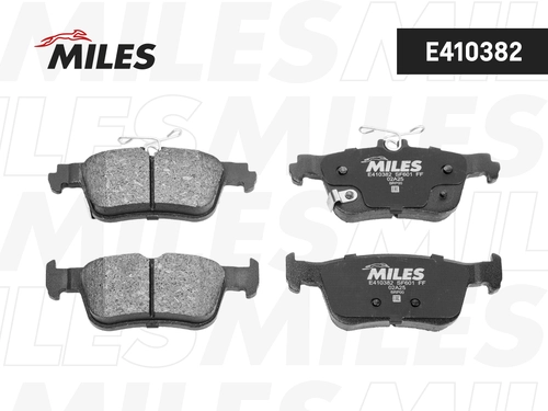 Тормозные колодки дисковые MILES E410382
