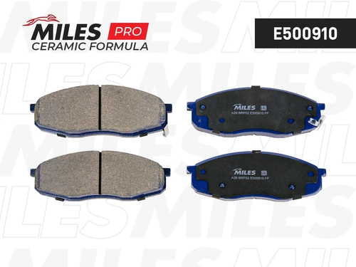 Тормозные колодки дисковые MILES E500910