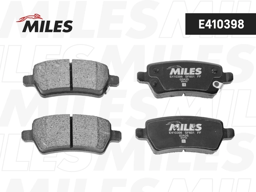 Тормозные колодки дисковые MILES E410398