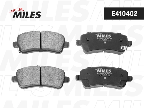 Тормозные колодки дисковые MILES E410402