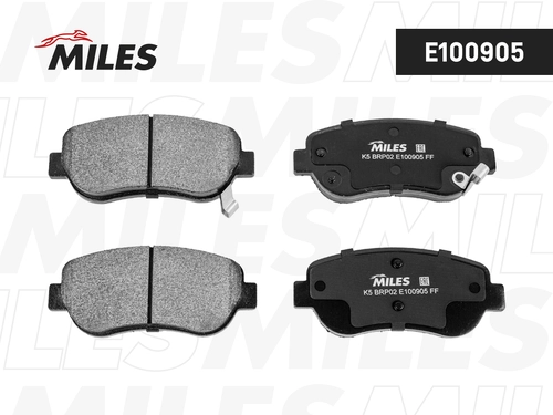 Тормозные колодки дисковые MILES E100905