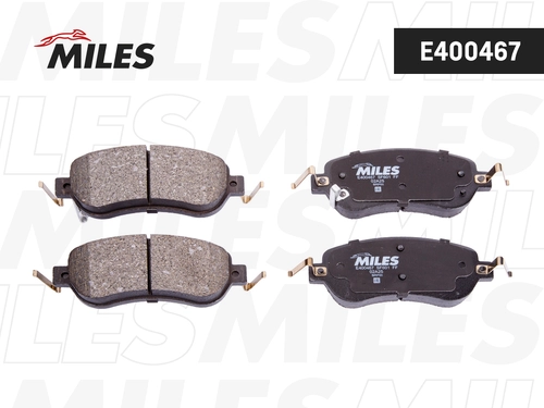 Тормозные колодки дисковые MILES E400467