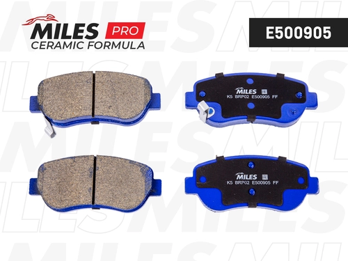 Тормозные колодки дисковые MILES E500905