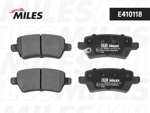 Тормозные колодки дисковые MILES E410118