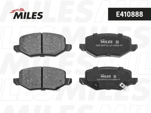 Тормозные колодки дисковые MILES E410888
