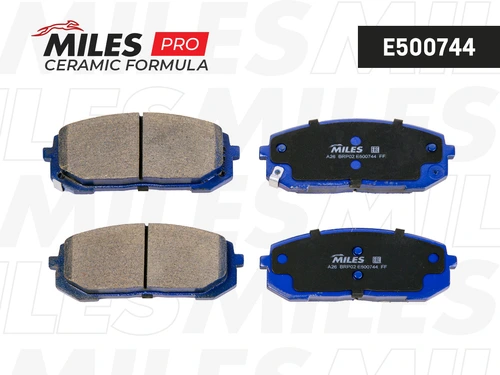 Тормозные колодки дисковые MILES E500744