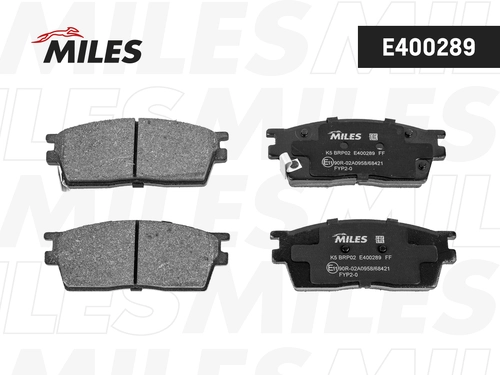 Тормозные колодки дисковые MILES E400289