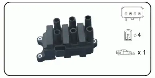 Катушка зажигания JANMOR JM5291