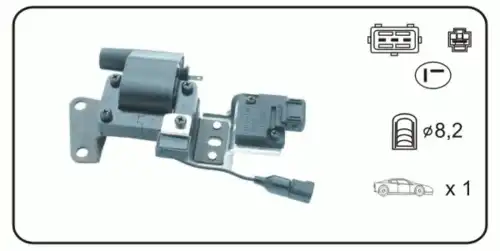 Катушка зажигания JANMOR JM5128