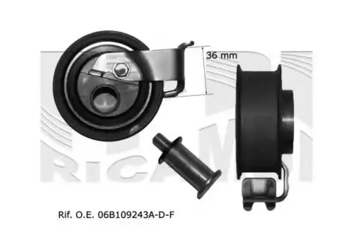 ролик натяжной ГРМ VW 46664 CALIBER