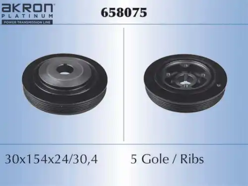 Шкив коленвала MALO 658075