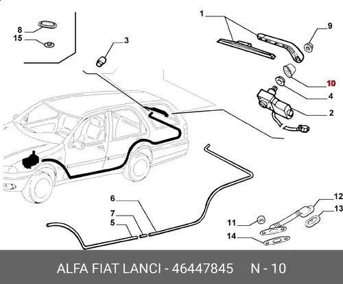 Шкив коленвала FIAT 46447 845
