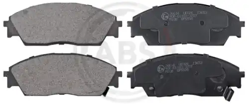 Тормозные колодки дисковые передняя ось A.B.S. 36616