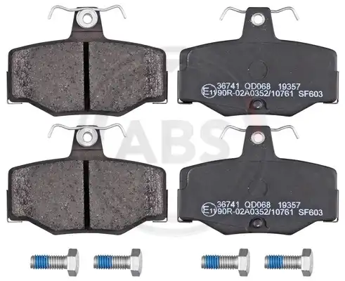 Тормозные колодки дисковые задняя ось A.B.S. 36741