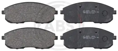 Тормозные колодки дисковые передняя ось A.B.S. 36691