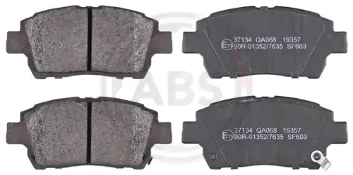 Тормозные колодки дисковые передняя ось A.B.S. 37134