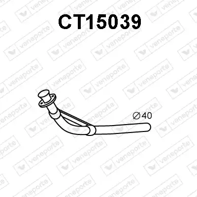 Тормозной диск VENEPORTE CT15039