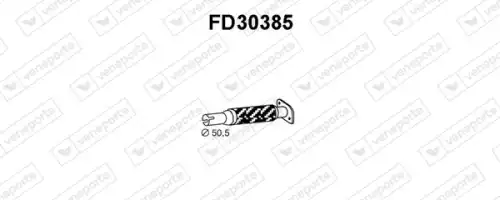 Гофра глушителя VENEPORTE FD30385 L= d=