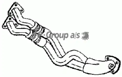 Глушитель JP Group VW-35382