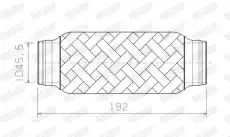 Гофра глушителя WALKER 05249 L= d=