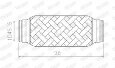 Гофра глушителя WALKER 05251 L= d=