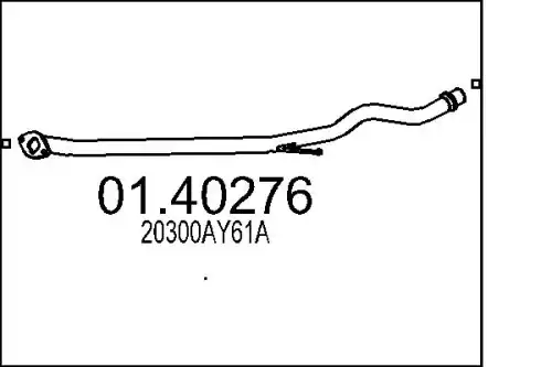 рычаг левый BMW 01.40276 MTS