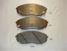 Тормозные колодки дисковые ASHIKA 50-K0-008