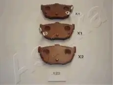 Тормозные колодки дисковые ASHIKA 51-01-123