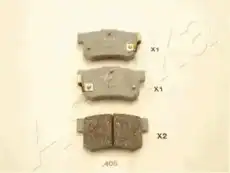 Тормозные колодки дисковые ASHIKA 51-04-405