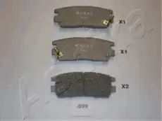 Тормозные колодки дисковые ASHIKA 51-05-599
