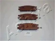 Тормозные колодки дисковые ASHIKA 51-07-701