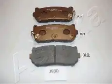 Тормозные колодки дисковые ASHIKA 51-0K-K00