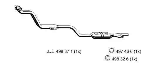 Рулевая тяга ERNST 374 22 4
