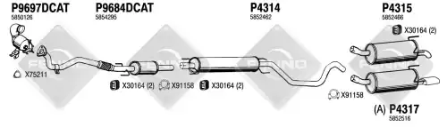 Рулевая тяга FENNO 4317