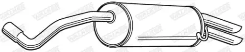 Рулевая тяга WALKER 23333