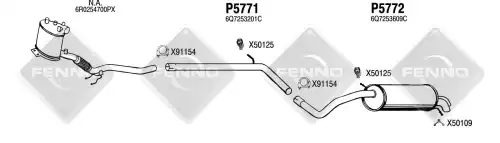 Рулевая тяга FENNO 5772