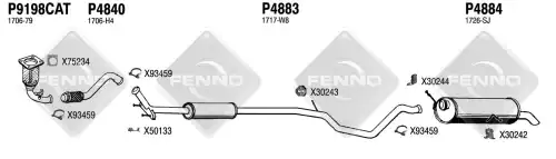 Рулевая тяга FENNO 4883