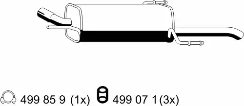Глушитель 052 28 3 ERNST