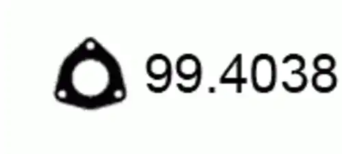 Прокладка глушителя ASSO 99. 4038