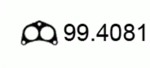 Прокладка глушителя ASSO 99. 4081