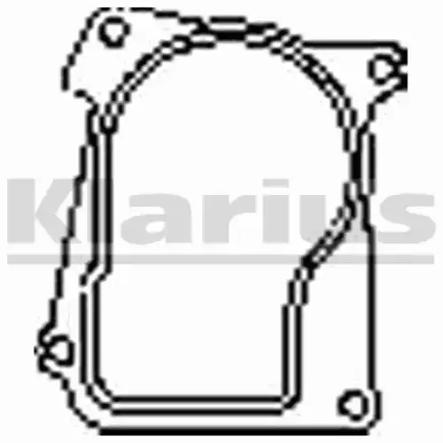 Прокладка глушителя KLARIUS 410492
