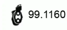 Кронштейн глушителя 99.1160 ASSO